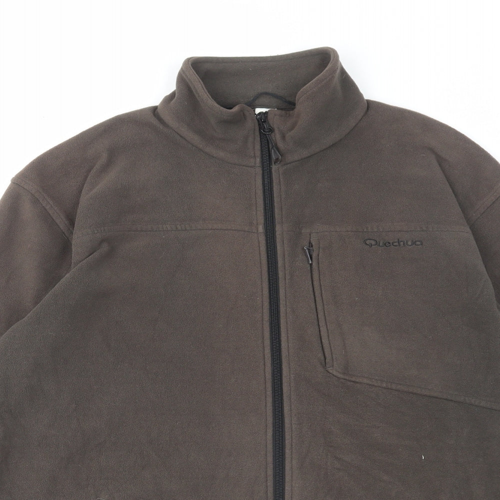 DECATHLON Mens Brown Jacket Size L Zip