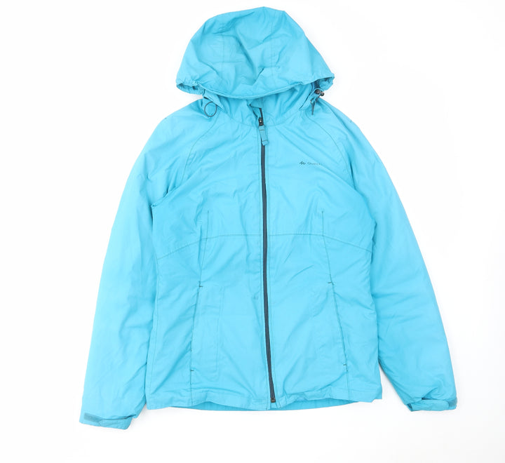 DECATHLON Mens Blue Windbreaker Coat Size S Zip
