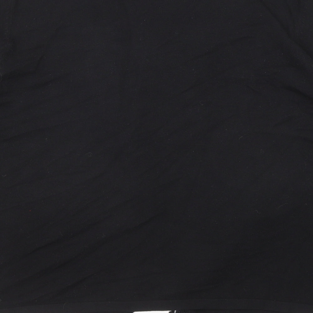 Marks and Spencer Womens Black V-Neck Viscose Cardigan Jumper Size 14