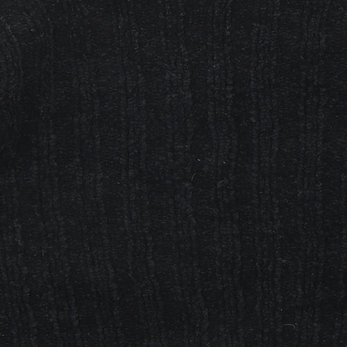Theme Womens Black Mock Neck Acrylic Pullover Jumper Size 10 - Size 10-12