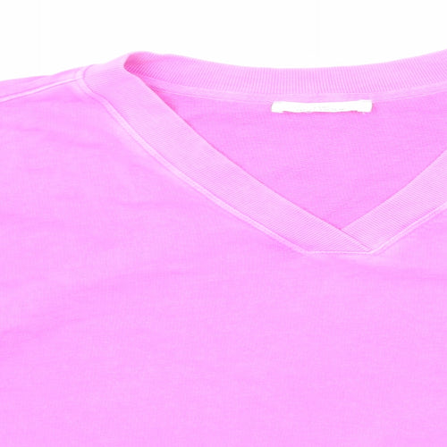Boutique Womens Pink Cotton Pullover Sweatshirt Size S Pullover