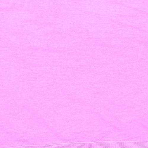 Boutique Womens Pink Cotton Pullover Sweatshirt Size S Pullover