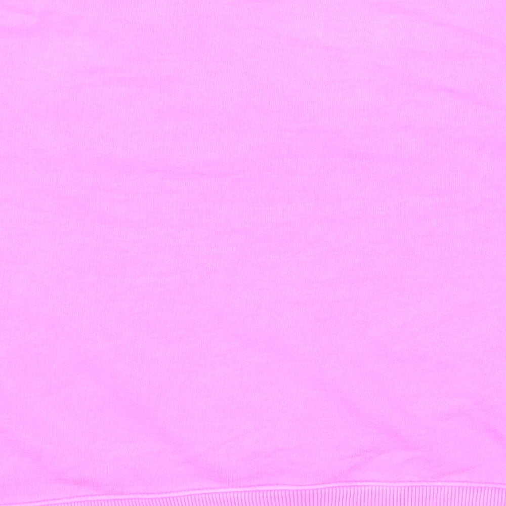 Boutique Womens Pink Cotton Pullover Sweatshirt Size S Pullover