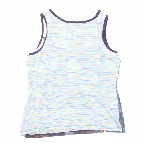 Joe Browns Womens Multicoloured Geometric Cotton Basic Tank Size 12 V-Neck