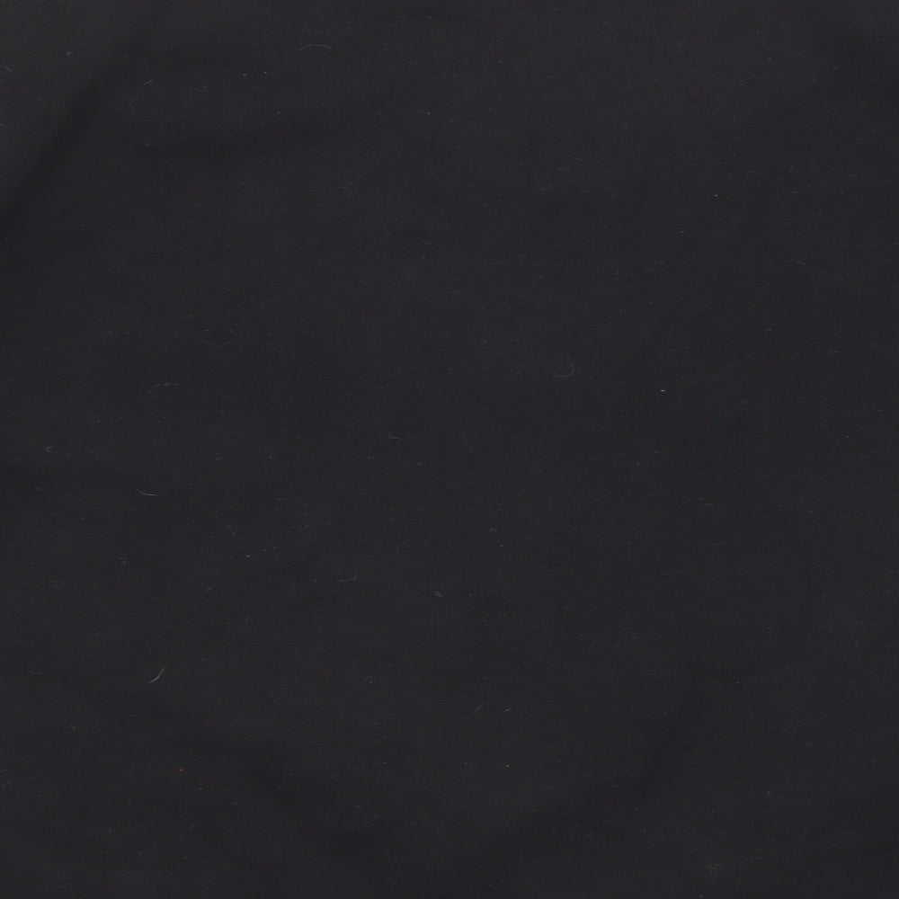 Marks and Spencer Womens Black Cotton Pullover Sweatshirt Size 16 Pullover