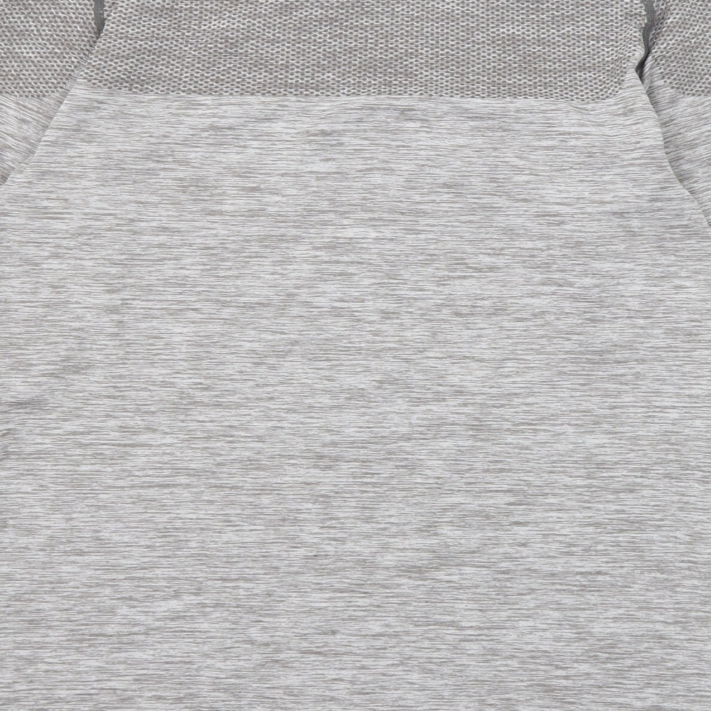 Gymshark Mens Grey Polyester Pullover Casual Size M Round Neck Pullover