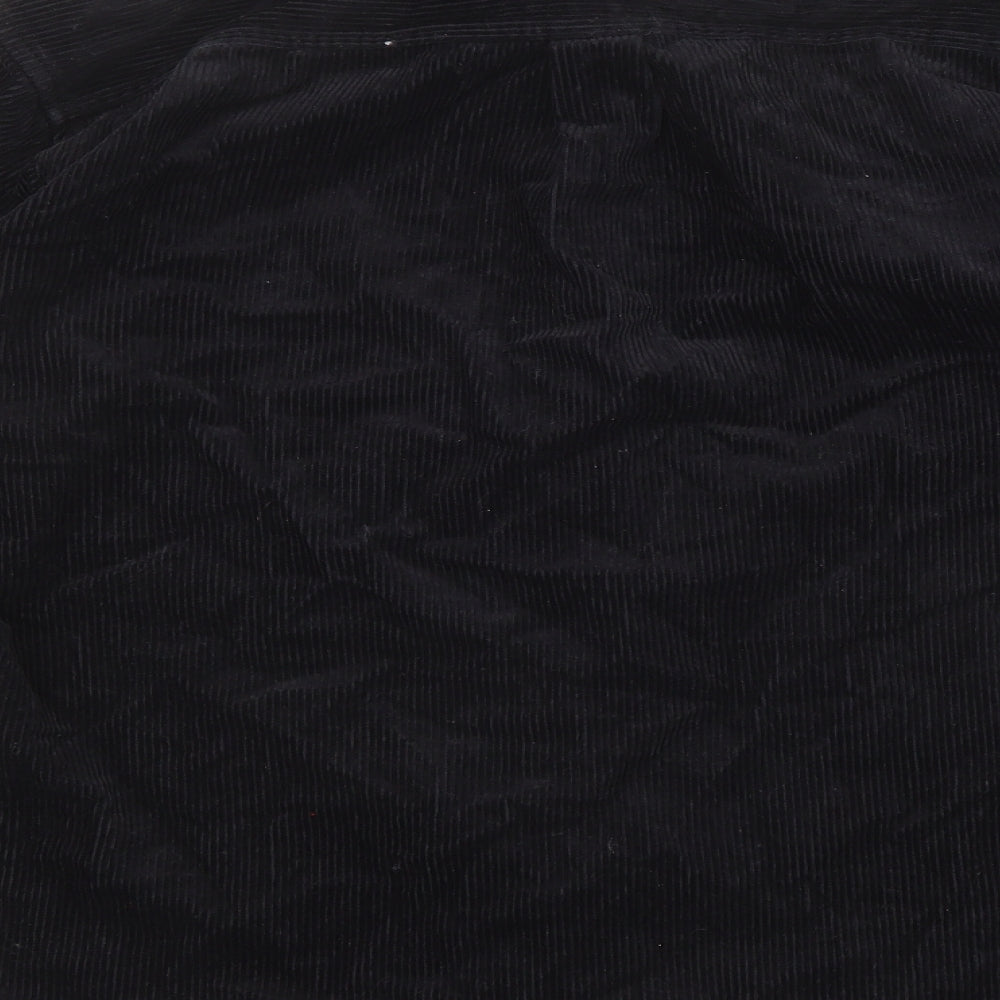 Carhartt Mens Black Cotton Button-Up Size M Collared Button