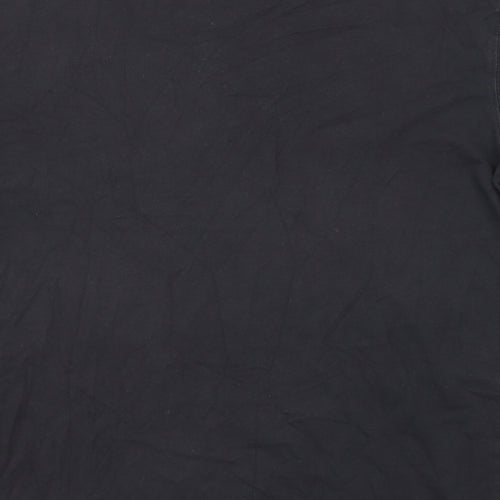 Divided by H&M Womens Black Cotton Basic T-Shirt Size M Round Neck