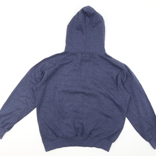 TOG24 Womens Blue Cotton Pullover Hoodie Size 18 Pullover - Size 18-20