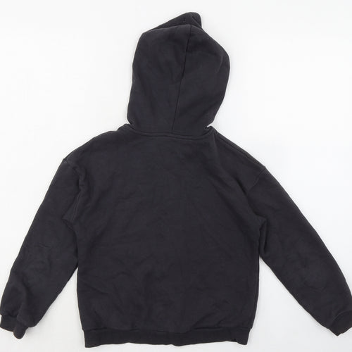 H&M Girls Grey Cotton Full Zip Sweatshirt Size 8 Years Zip - Size 8-10 Years Follow The Rainbow