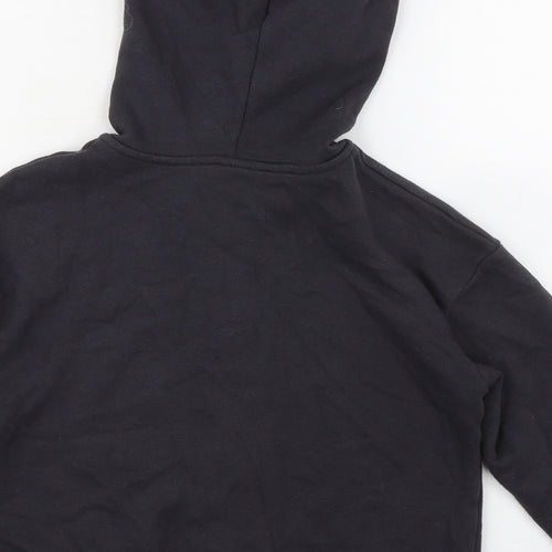 H&M Girls Grey Cotton Full Zip Sweatshirt Size 8 Years Zip - Size 8-10 Years Follow The Rainbow