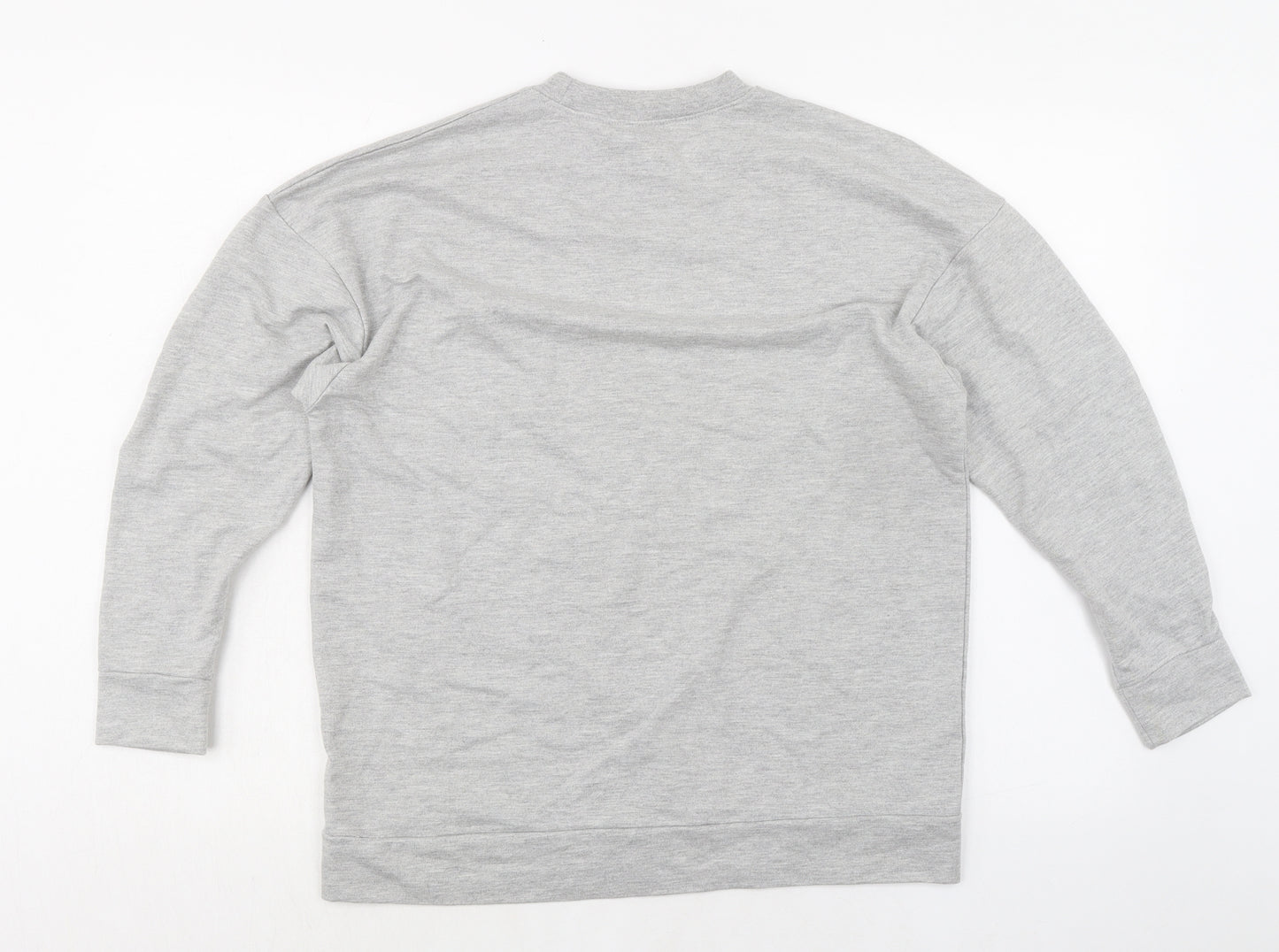 Influence Womens Grey Cotton Pullover Sweatshirt Size 12 Pullover