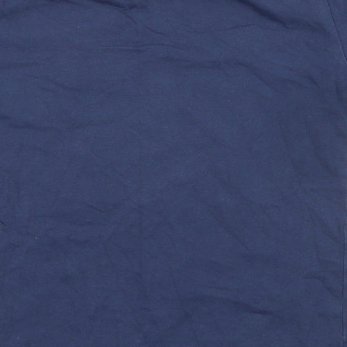 H&M Boys Blue 100% Cotton Basic T-Shirt Size 6 Years Round Neck Pullover - Size 6-8 Years Zanzibar Tigers