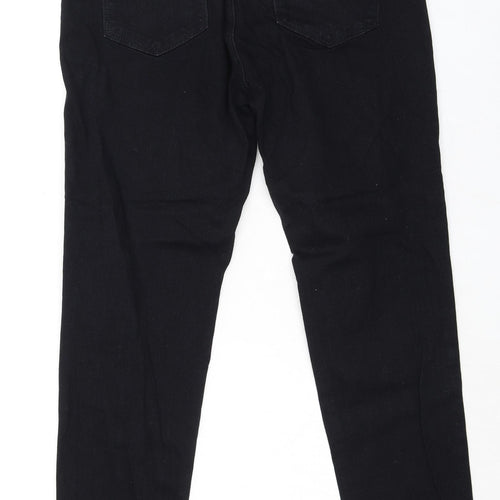 Mavi Jeans Womens Black Cotton Skinny Jeans Size 36 in L31 in Regular Zip