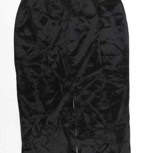Principles Womens Black Acetate Straight & Pencil Skirt Size 14 Zip
