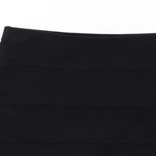 Marks and Spencer Womens Black Viscose Bandage Skirt Size 8
