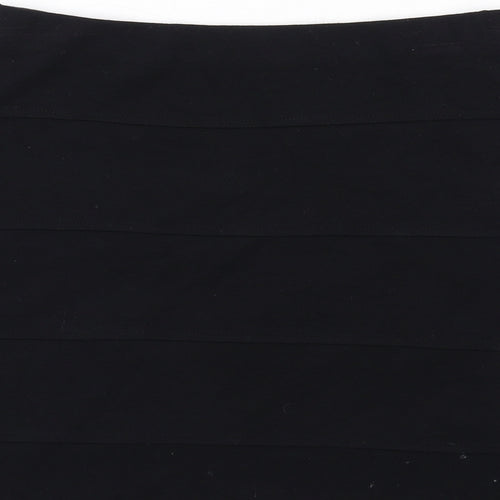 Marks and Spencer Womens Black Viscose Bandage Skirt Size 8