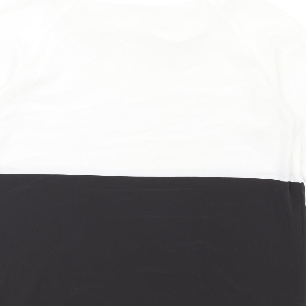 Gap Womens Grey Polyester Basic T-Shirt Size M Round Neck