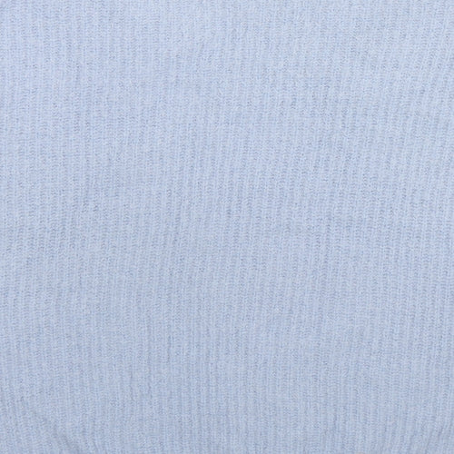 Vanessa Alexandra Womens Blue V-Neck Nylon Pullover Jumper Size M