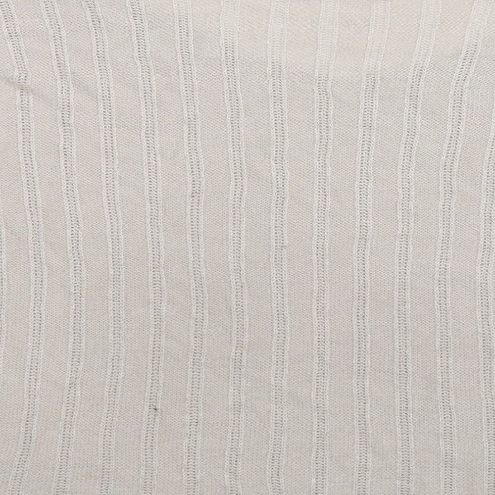 Lusia Ricci Womens Beige V-Neck Modal Pullover Jumper Size L