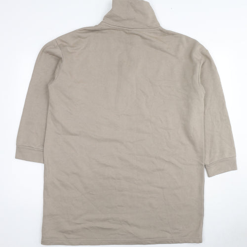 H&M Womens Beige Cotton Pullover Sweatshirt Size S Pullover