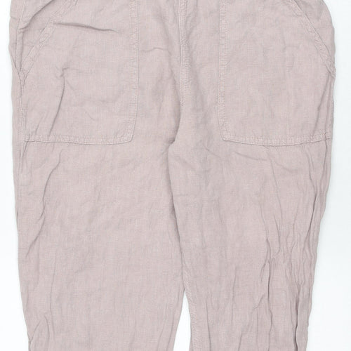 BDG Womens Beige Linen Jumpsuit One-Piece Size XS L28 in Pullover