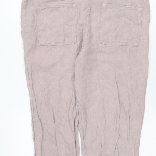 BDG Womens Beige Linen Jumpsuit One-Piece Size XS L28 in Pullover