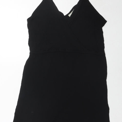 ASOS Womens Black Viscose Playsuit One-Piece Size 8 L3 in Pullover