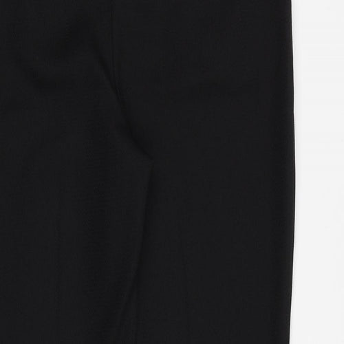Dorothy Perkins Womens Black Polyester Dress Pants Trousers Size 12 L27 in Regular Zip