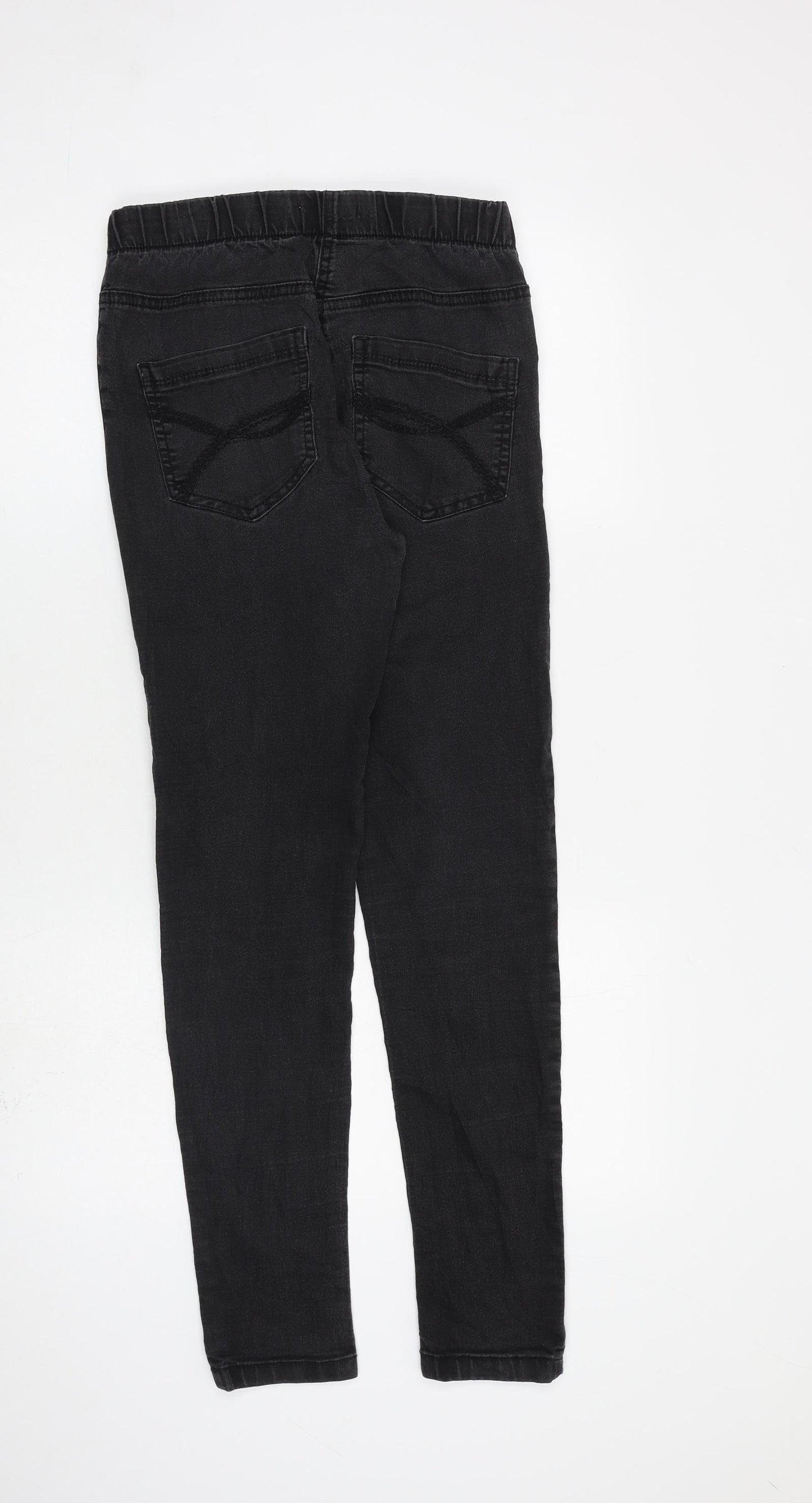 TU Womens Grey Cotton Jegging Jeans Size 10 L30 in Regular