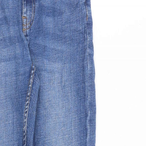 Zara Girls Blue Cotton Skinny Jeans Size 13-14 Years L27 in Regular Zip