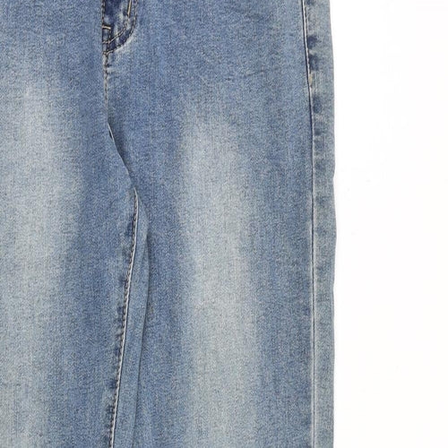 BS jeans Womens Blue Cotton Skinny Jeans Size 8 L31 in Regular Zip