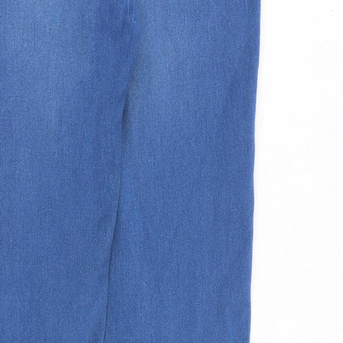 Denim & Co. Womens Blue Cotton Skinny Jeans Size 12 L34 in Regular Zip