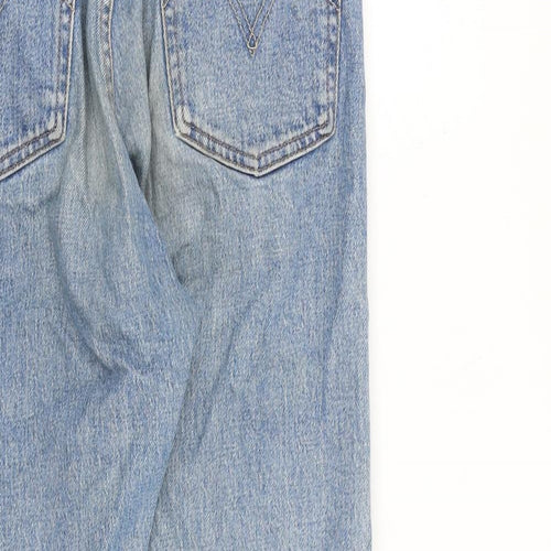 Levi's Mens Blue Cotton Straight Jeans Size 28 in L26 in Regular Button