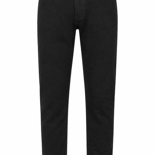 Denim & Co. Mens Black Cotton Straight Jeans Size 32 in L30 in Regular Button