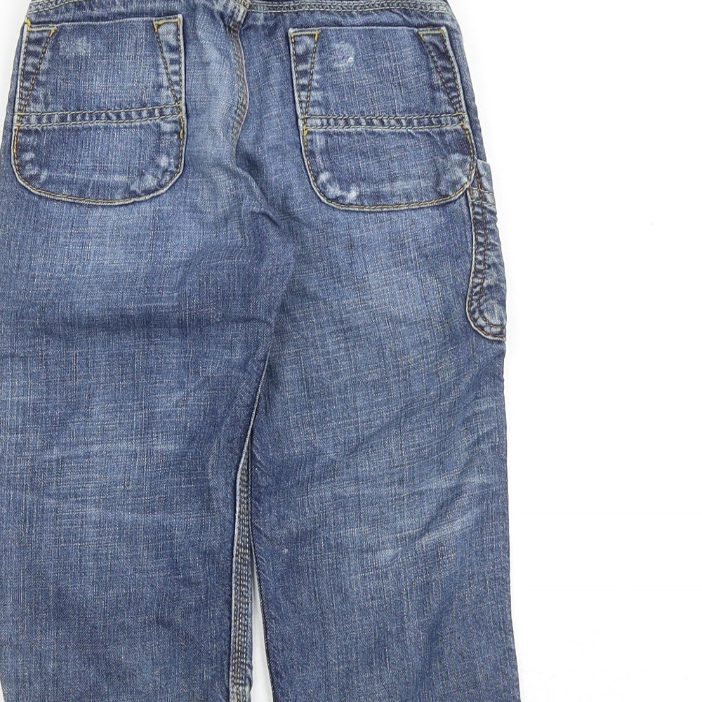 Diesel Baby Blue 100% Cotton Cropped Jeans Size 18 Months Zip