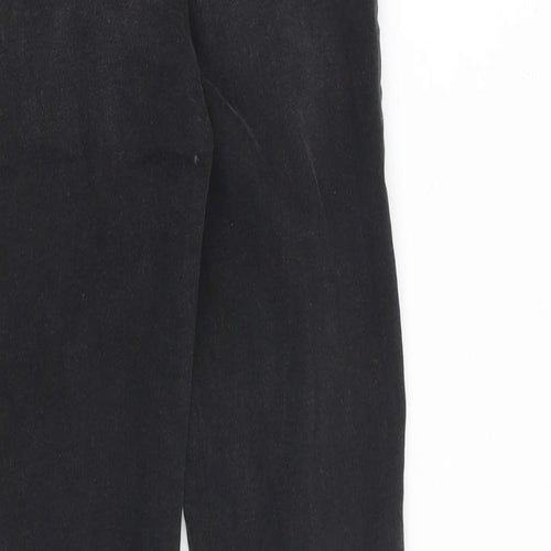 Denim & Co. Womens Black Cotton Skinny Jeans Size 8 L28 in Regular Zip