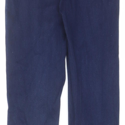 Phase Eight Womens Blue Cotton Skinny Jeans Size 8 L27 in Regular Zip