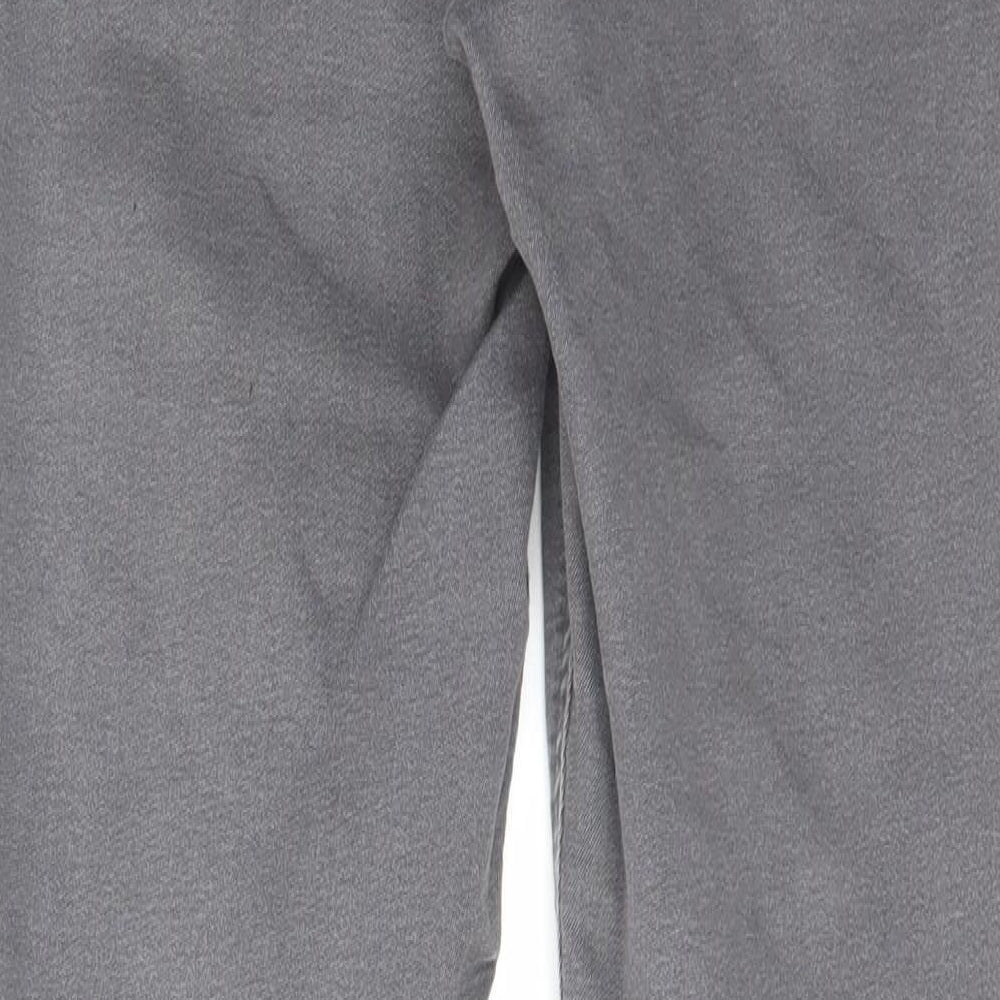 Marks and Spencer Womens Grey Cotton Jegging Jeans Size 12 L28 in Regular