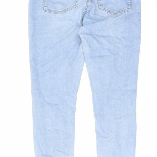 Denim & Co. Womens Blue Cotton Skinny Jeans Size 16 L28 in Regular Zip