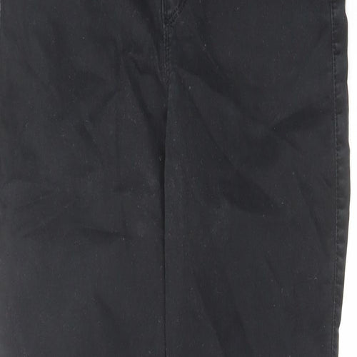 Mossimo Womens Black Cotton Skinny Jeans Size 10 L29 in Regular Zip