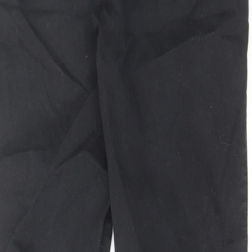 Mossimo Womens Black Cotton Skinny Jeans Size 10 L29 in Regular Zip