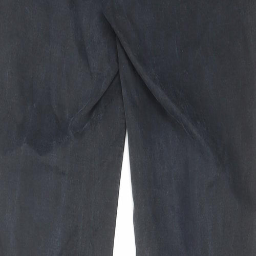 Pied A Terre Womens Black Cotton Skinny Jeans Size 10 L29 in Regular Zip