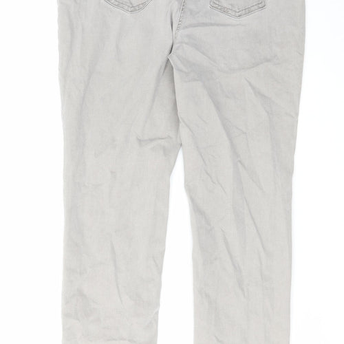Toni Womens Grey Cotton Skinny Jeans Size 18 L29 in Regular Zip