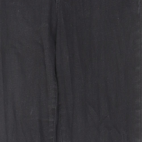 Denim & Co. Womens Black Cotton Skinny Jeans Size 12 L29 in Regular Zip