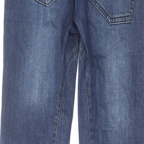 Seven Series Mens Blue Cotton Straight Jeans Size 32 in L30 in Regular Button