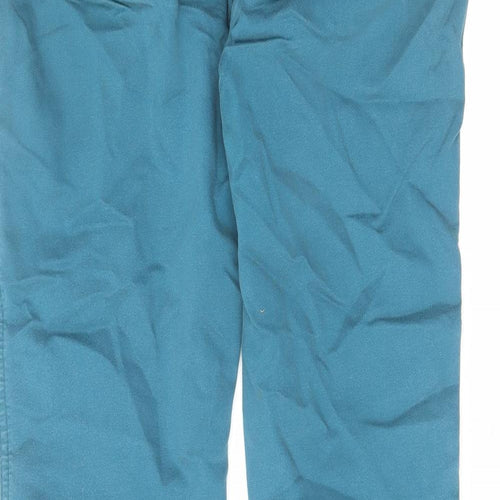 Red Herring Womens Blue Cotton Tapered Jeans Size 12 L26 in Regular Zip