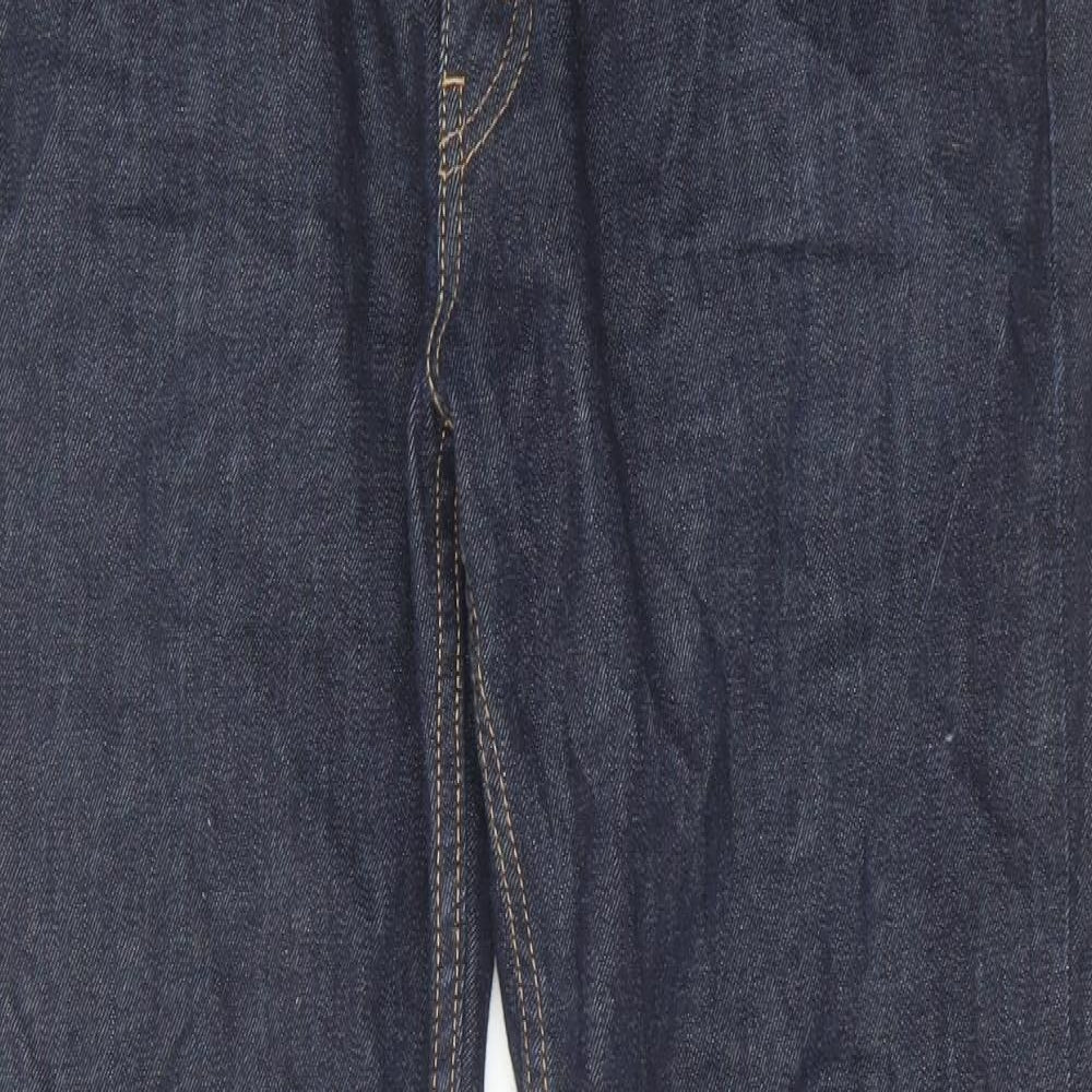 Levi's Mens Blue Cotton Straight Jeans Size 33 in L30 in Regular Zip