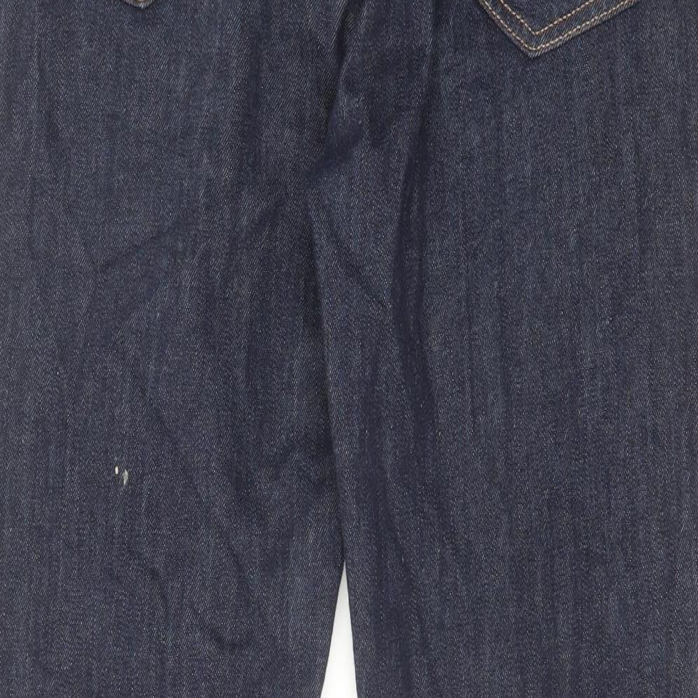 Levi's Mens Blue Cotton Straight Jeans Size 33 in L30 in Regular Zip