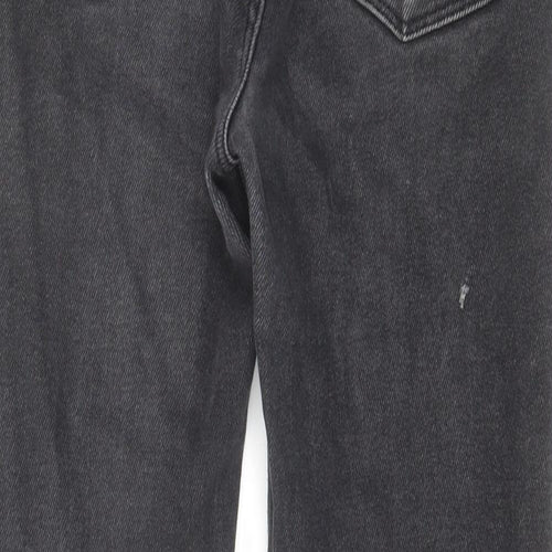 Zara Womens Black Cotton Skinny Jeans Size 10 L27 in Regular Zip